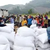 Rice aid for poor people completes