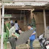 Whirlwind damages houses and rice in Hà Tĩnh