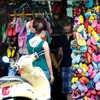 Plastic shoe sales soar during rainy season in HCM City