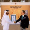 UAE breaks guinness world record with massive sand painting