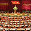 Party Central Committee discuss documents on second working day of 13th session