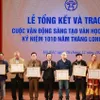 Winners of literary and artistic campaign in celebration of 1010th anniversary of Thang Long – Hanoi