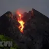 Most active volcano in Indonesia erupts again