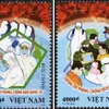 Stamps issued to call for joint efforts in COVID-19 fight