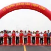Thinh Long Bridge in Nam Dinh province opens to traffic