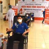 Youth actively participates in voluntary blood donation