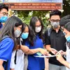 Vietnamese high-school students finish graduation exam amid coronavirus resurgence