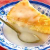 Coconut milk custard cake