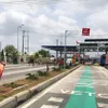 Cars encroaching automated non-stop toll collection lane will likely to be fined