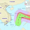 Typhoon Kammuri heading to East Sea