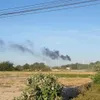 Wind turbine destroyed by fire in Bình Thuận