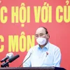 President Nguyen Xuan Phuc meets voters in Ho Chi Minh City