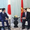 Vietnamese PM receives former PM of Japan