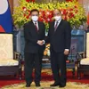 President receives leader of Lao National Assembly