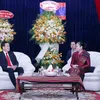 HCM City leaders pay New Year visit to Lao Consulate General