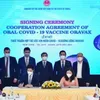 Vietnamese, Israeli firms sign cooperation agreement on oral COVID-19 vaccine