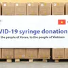 KOICA donates 6,3 million single-use syringes to Vietnam for COVID-19 prevention