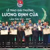 Fifty-seven outstanding youths presented with Luong Dinh Cua Award 2021