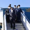 President arrives in Tokyo for late Japanese PM's funeral