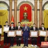 President meets with winners of Int’l Olympiads, sci-tech competitions