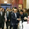 President meets Vietnamese community in Indonesia