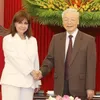 Party leader hosts Greek President in Hanoi