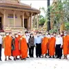 Leaders of Government, National Assembly, VFF celebrate Chol Chnam Thmay festival with Khmer people