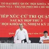 President Nguyen Xuan Phuc meets voters in Ho Chi Minh City