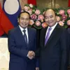 Vietnamese, Lao leaders hail significance of friendship year