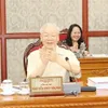 Party leader chairs meeting on important projects