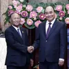 President hosts Cambodian top legislator