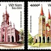 Newly-released stamp set features churches in Vietnam