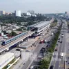 Test run conducted on elevated section of HCM City’s metro train