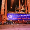 First cargo welcomed in Hai Phong, Da Nang