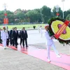 Party, State leaders commemorate war martyrs, President Ho Chi Minh