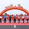 PM attends inauguration of bridge, groundbreaking of social housing project in Bac Giang