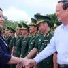 Vice President visits border guards in Binh Phuoc Province