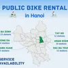 Infographic: Public bike rental service in Hanoi