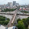 Eight elevated stations of Nhon-Hanoi Station metro line completed