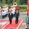 PM Pham Minh Chinh hosts welcome ceremony for Lao counterpart
