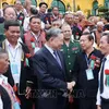 President lauds outstanding ethnic community representatives from border, sea, island areas