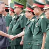State President visits Engineering Brigade 25 in Vinh Long
