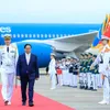 Official welcome ceremony held for PM Pham Minh Chinh at Seoul Air Base