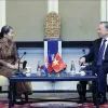President meets Cambodia-Vietnam Friendship Association Chairwoman