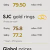 Infographic: Gold bars remain stable on July 24