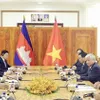 Vietnamese President, Cambodia's CPP, Senate leader hold talks