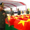 Dong Thap holds memorial and reburial services for remains of 97 martyrs