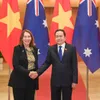 Top legislator holds talks with Australia Senate President