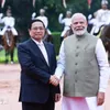 Indian PM hosts official welcome ceremony for Vietnamese counterpart