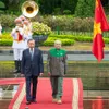 President hosts welcome ceremony for Timor-Leste leader